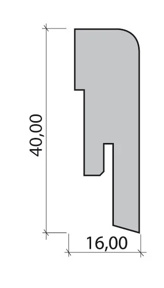 Gulvlist 16×40 steele finert lasert 240cm v:2843318 Gulvlist 16×40 steele finert lasert 240cm v:2843318