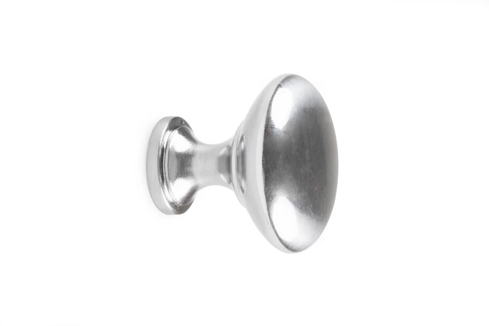 KNOPP AMADEUS 32MM BØRSTET KROM SB v:4941618