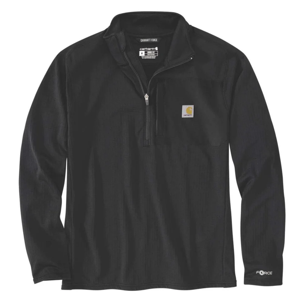 Carhartt Genser halvzip, svart. v:5143016 Carhartt Genser halvzip, svart. v:5143016