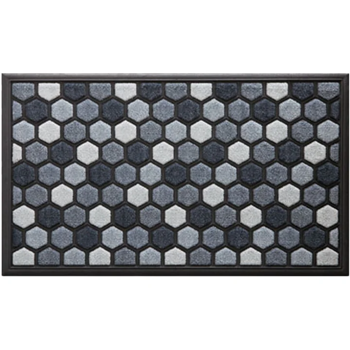 LAKO PORTACOLOR DØRMATTE HEXAGON GRÅ 45X75X0,9 v:3916146