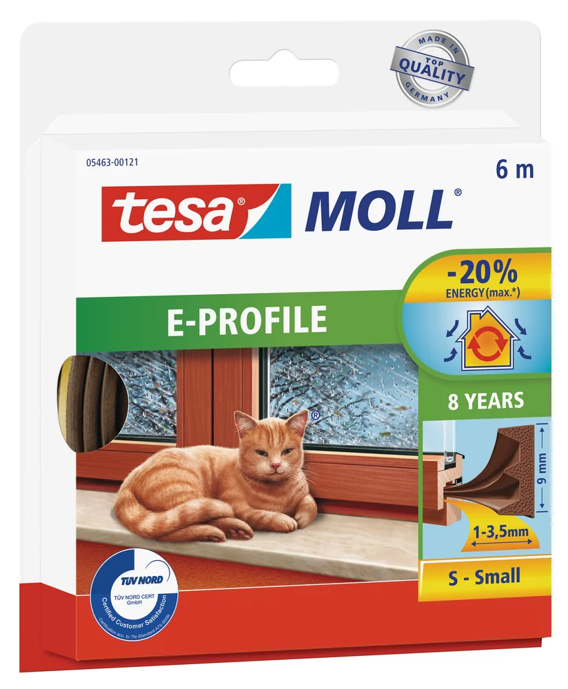 TETNINGSLIST E-PROFIL BRUN 6 METER v:6134927
