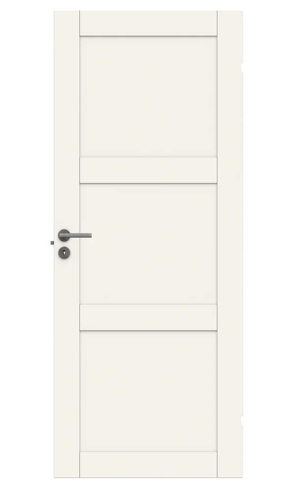 Dørbl unique 03l 10x21 hvit malt moderne fyllingsdør v:6333271