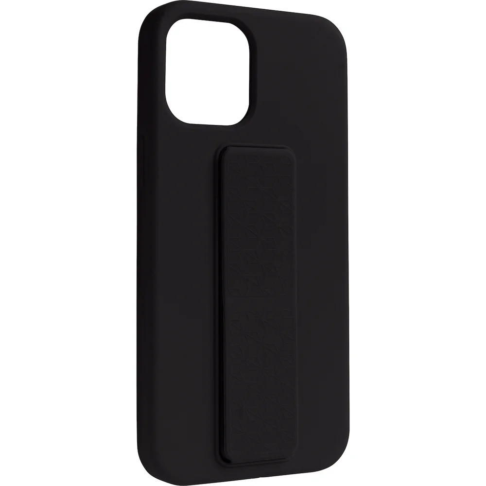 LEKI BYCPH COVER TIL IPHONE 12 PRO MAX GRIP AND STAND SILIKON SORT v:3501591