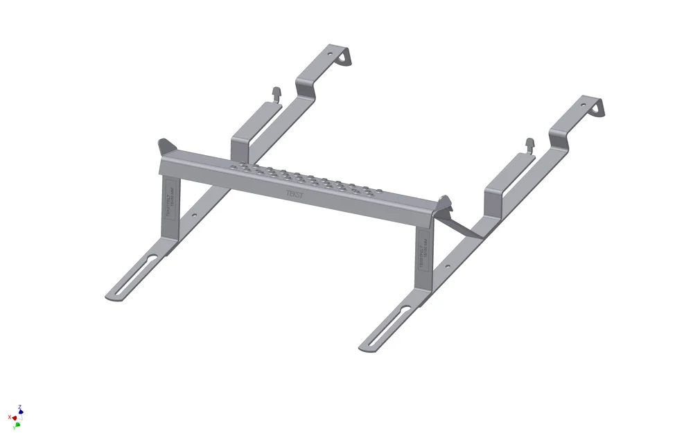 Stigetrinn Plate Trif-37T Sort v:4421368