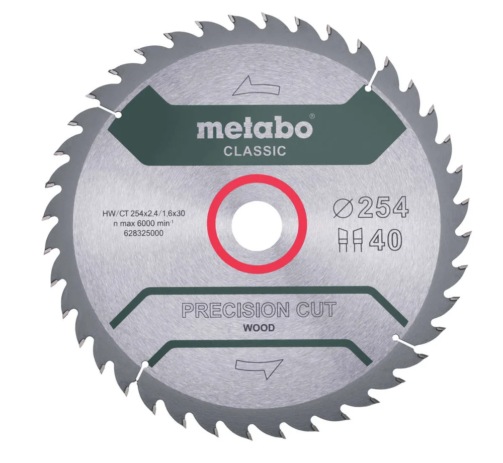 Metasbo sagblad Power cut wood classic 254X30 40WZ 20° v:3966348