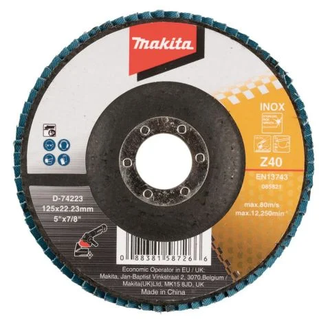 D-74223 Makita Lamellslipeskive 4032809 D-74223 Makita Lamellslipeskive 4032809