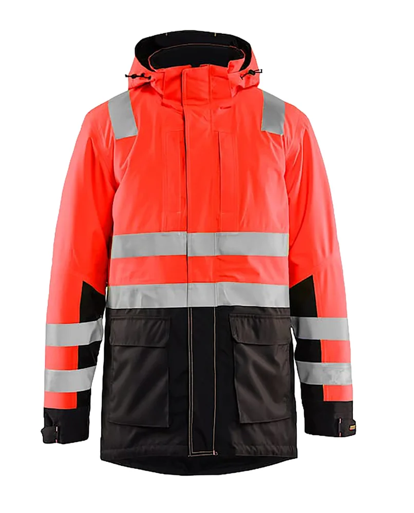 VINTERPARKAS 4495 1987 RØD/SVART v:9651499