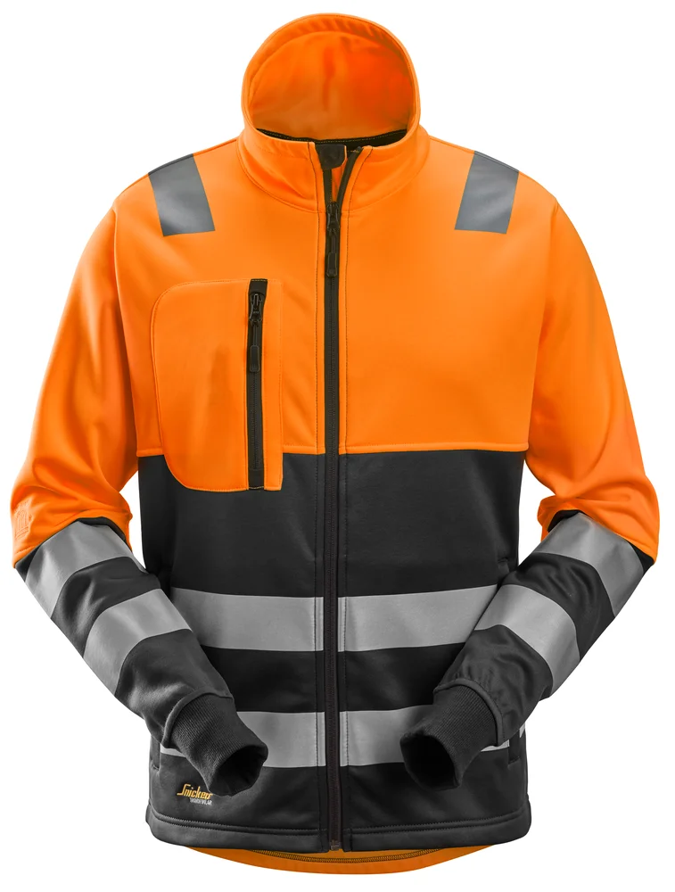 Fleecejakke 8035 oransje 3XL v:5234573 Fleecejakke 8035 oransje 3XL v:5234573