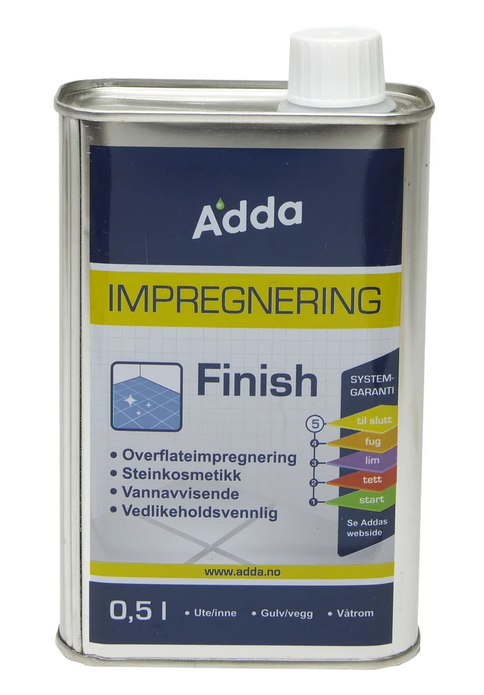 Impregnering finish 0.5ltr adda mattblank dypimp. f/murstein/skifer v:7599666
