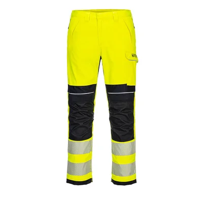 ARBEIDSBUKSE PW3 FR HI-VIS GUL-EU48 v:9017249