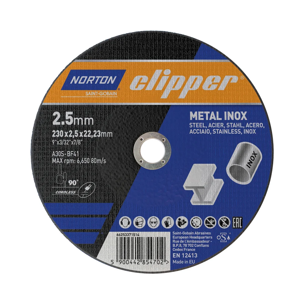 Kappeskive stål 2,5×22,2 mm Ø230 mm v:1043381