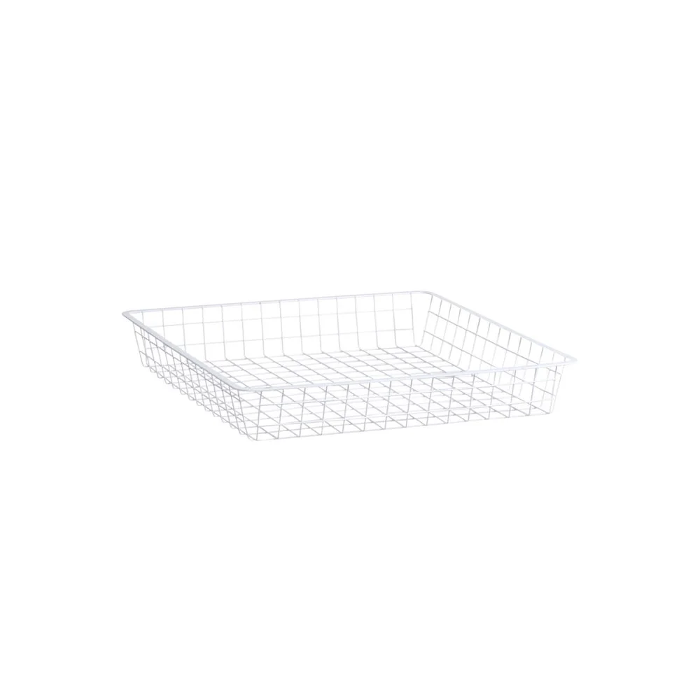 Elfa H8 cm hvit trådkurv til uttrekksramme v:6593219 Elfa H8 cm hvit trådkurv til uttrekksramme v:6593219