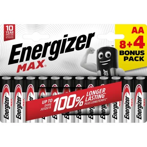 MAX AA/E91 BP12 Energizer Batteri 4055312
