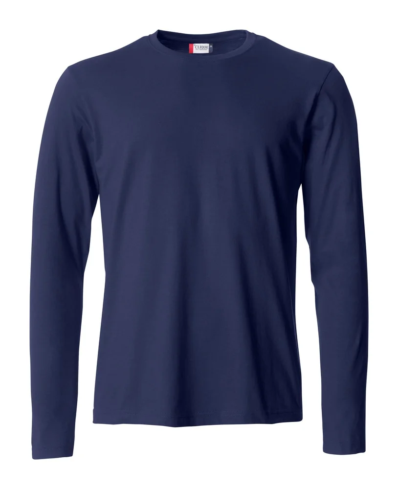 T-SHIRT BASIC LANG HERRE MARINE v:9634411
