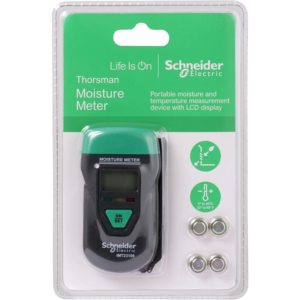 SCHNEIDER FUKT- OG TEMPERATURMÅLER IMT23108 v:7486898 SCHNEIDER FUKT- OG TEMPERATURMÅLER IMT23108 v:7486898