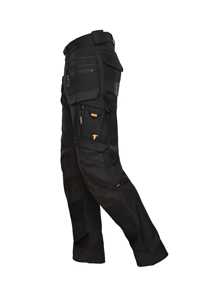 Performance arbeidsbukse str 58 sort stretch cordura v:4707890