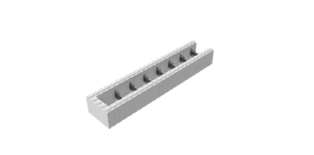THERMOMUR 250X HALVBLOKK H=150 TETT v:6233338 THERMOMUR 250X HALVBLOKK H=150 TETT v:6233338