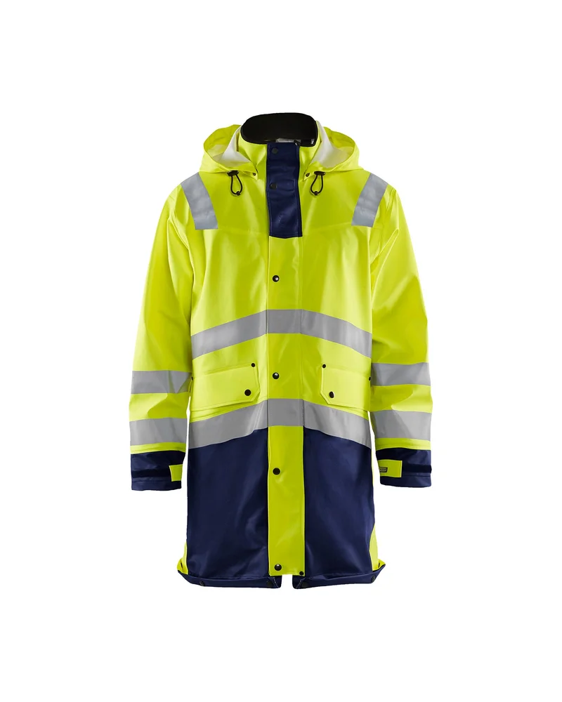 REGNJAKKE 4326 2005 GUL/MARINE v:9093174