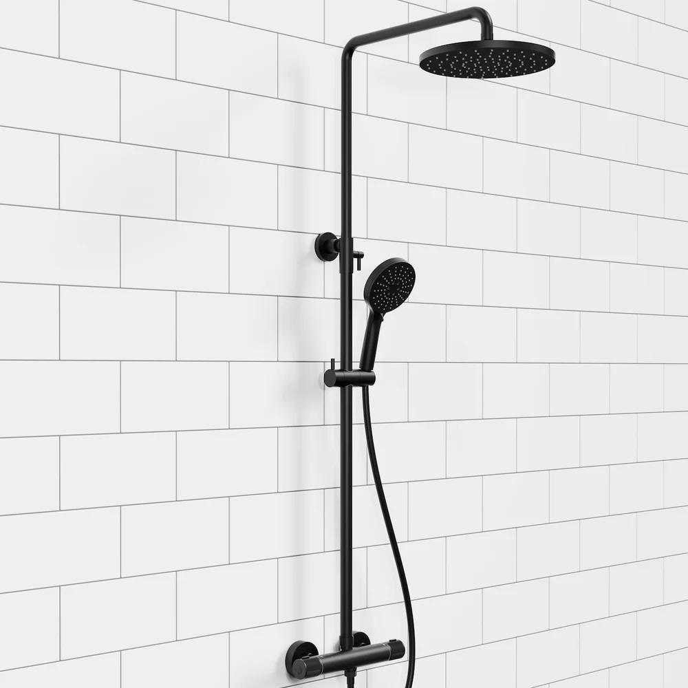 CELESTE STOKE 250 DUSJSETT MATT SORT M/DUSJTERMOSTAT v:5666739