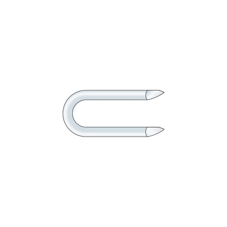 Gjerdekrampe varmeforzinket 3,25×40 250 stk v:1895506 Gjerdekrampe varmeforzinket 3,25×40 250 stk v:1895506