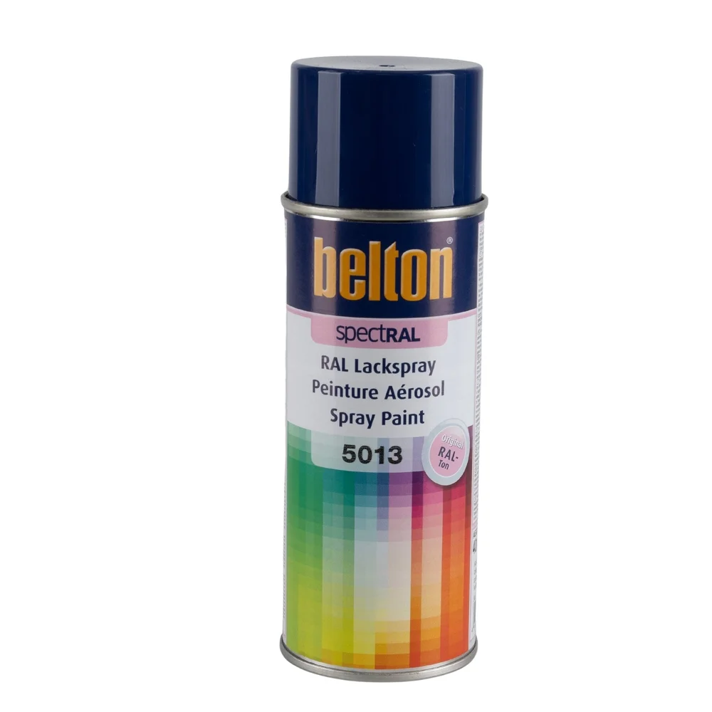 Belton Spraymaling, Koboltblå RAL 5013, 400 ml v:8356945 Belton Spraymaling, Koboltblå RAL 5013, 400 ml v:8356945
