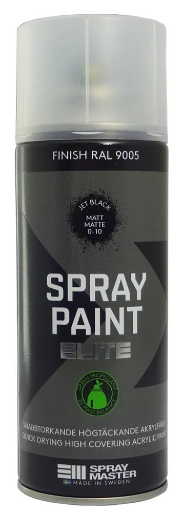 SPRAYMALING ELITE SVART MATT v:2308502 SPRAYMALING ELITE SVART MATT v:2308502