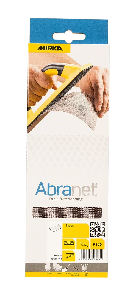 Slipenett abranet 70x198mm k180 3pk v:7397125 Slipenett abranet 70x198mm k180 3pk v:7397125
