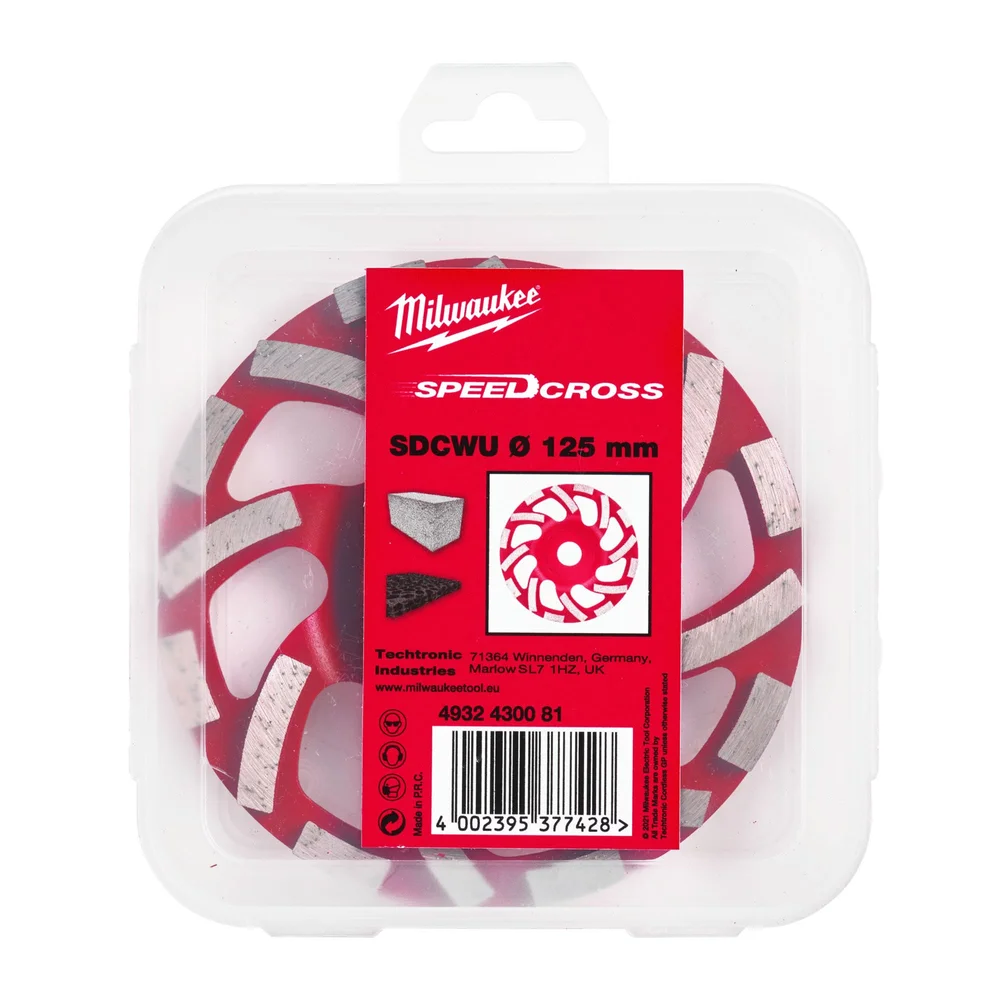 Milwaukee Diamantbearbeidet plate, 125 mm v:2385542