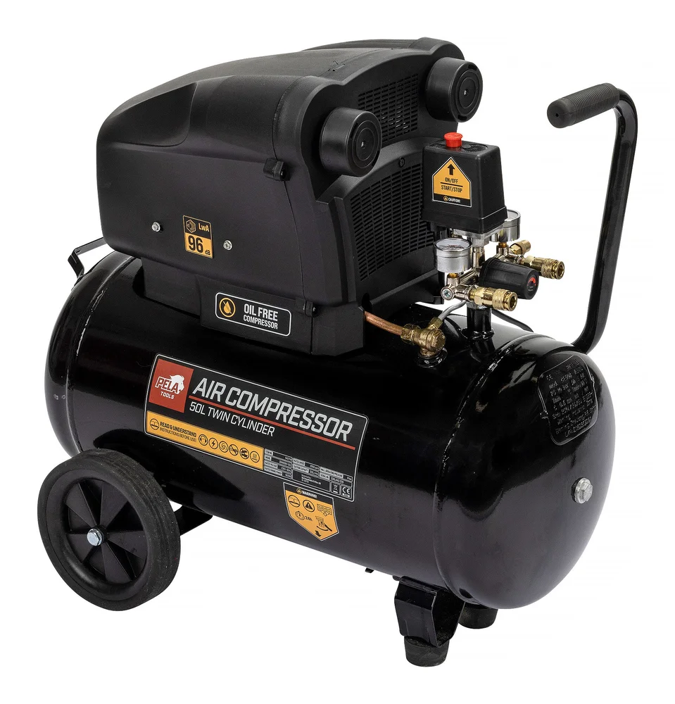 PELA Kompressor, 2,5 hk, 50 liter v:4353573