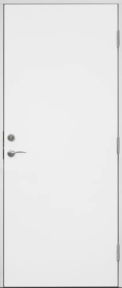 Ytterdør Metro Pluss 100×210 cm hvit høyre v:9116846