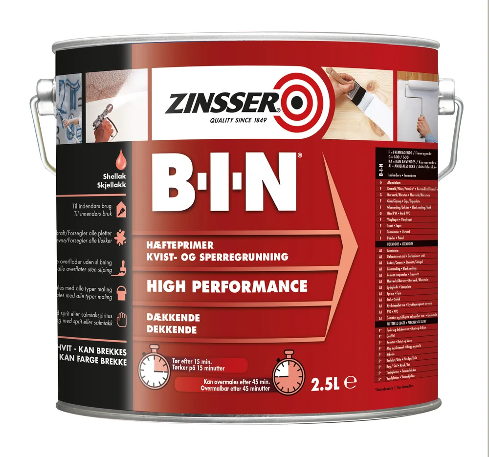 KVIST OG SPERREGR ZINSSER BIN 2,5L v:6624248