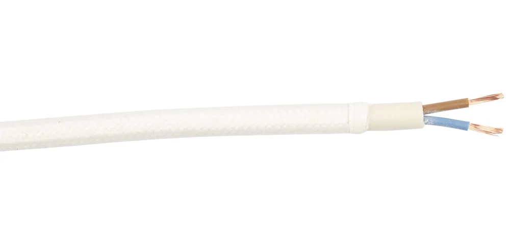 Gelia Tekstilkabel SKK, 3G0,75 mm², hvit, 3 meter v:3634679 Gelia Tekstilkabel SKK, 3G0,75 mm², hvit, 3 meter v:3634679