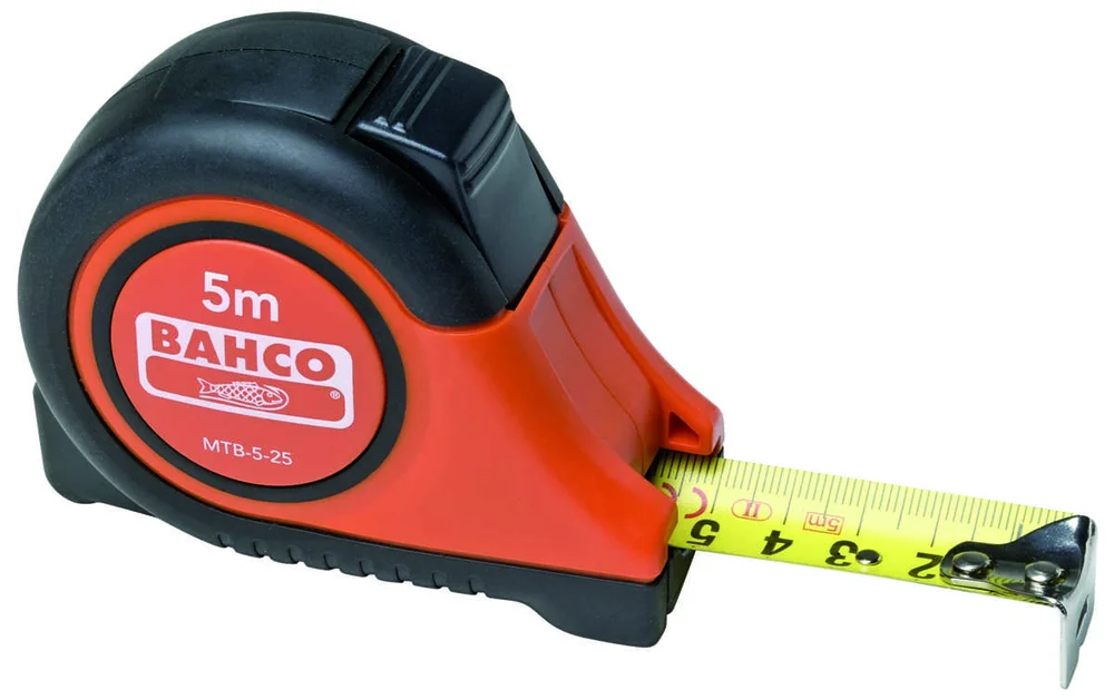 Bahco målebånd 5m 25mm MTB-5-25 v:1299278 Bahco målebånd 5m 25mm MTB-5-25 v:1299278