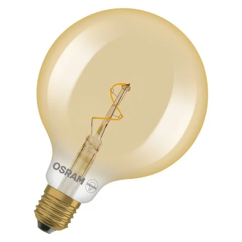 SPIRAL GLOB 125 GULD Osram LED-lampe 4073692
