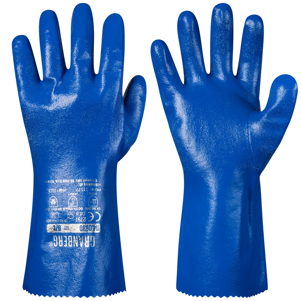 Hanske nitril str 10 olje syrebestandig phulax G-631 v:6586348