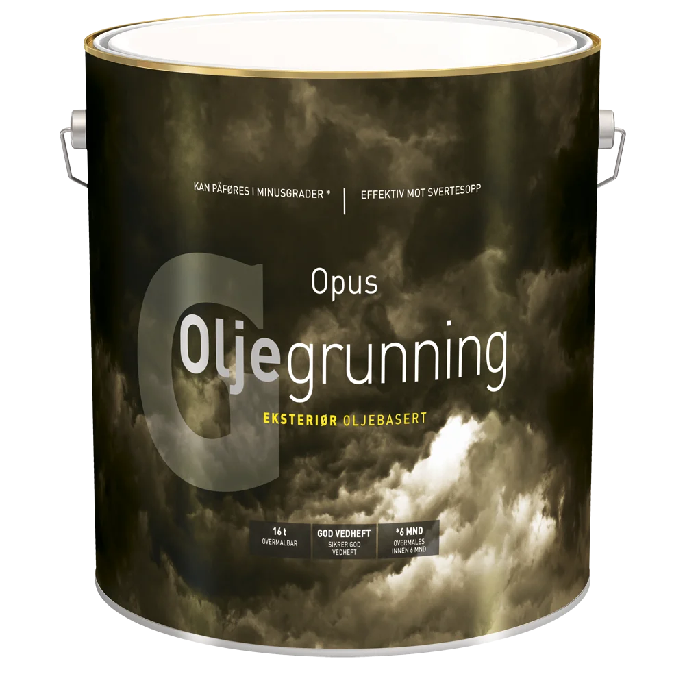 Oljegrunning eksteriør hvit 2,7 l v:5236364