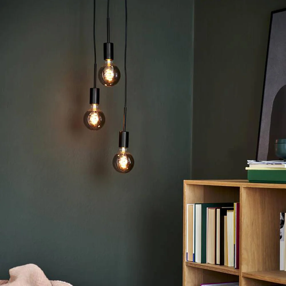 NORDLUX PACO 3-PENDEL E27 SORT v:8486847