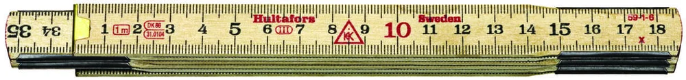 Hultafors Meterstokk 59-1-6 v:2163574 Hultafors Meterstokk 59-1-6 v:2163574