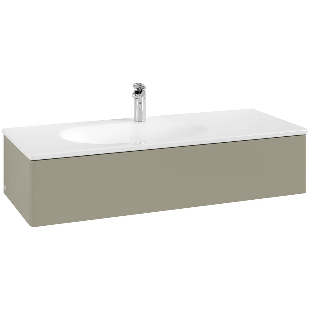 V&B ANTAO SERVANTSKAP 1 SKUFF GLATT 1188X256X493 VENSTRE STENGRÅ v:5839892