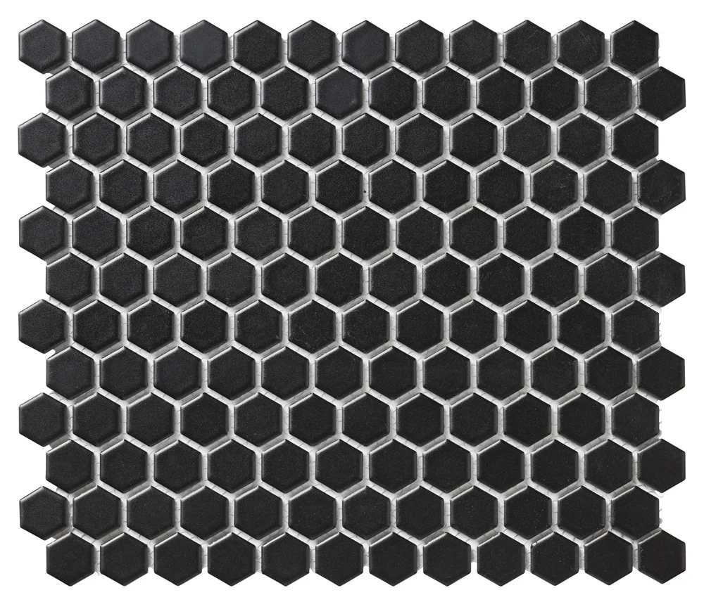 FLIS MOSAIC HEXAGON BLACK MATT v:7560758 FLIS MOSAIC HEXAGON BLACK MATT v:7560758