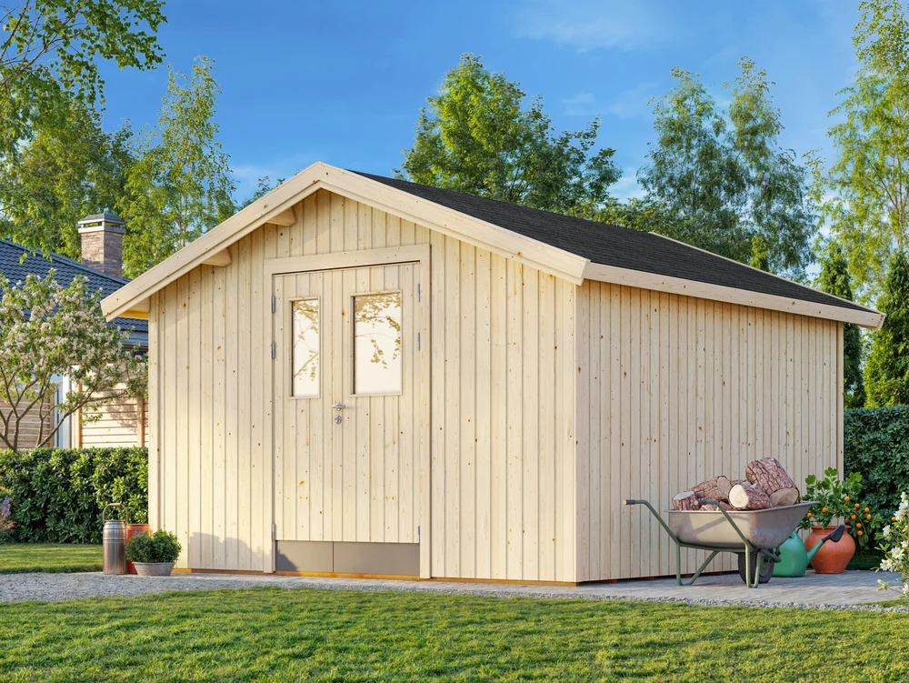 Bod utendørs Lucas 12,1 m² v:5565136 Bod utendørs Lucas 12,1 m² v:5565136