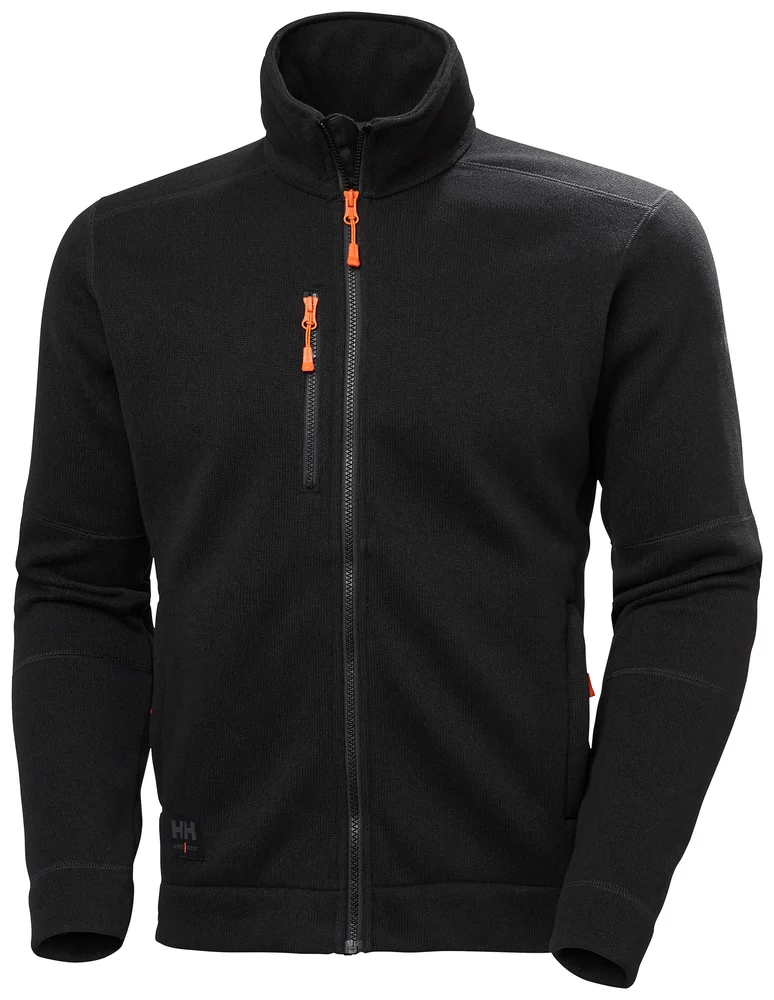 FLEECEJAKKE 72250 990 SVART L v:8240059