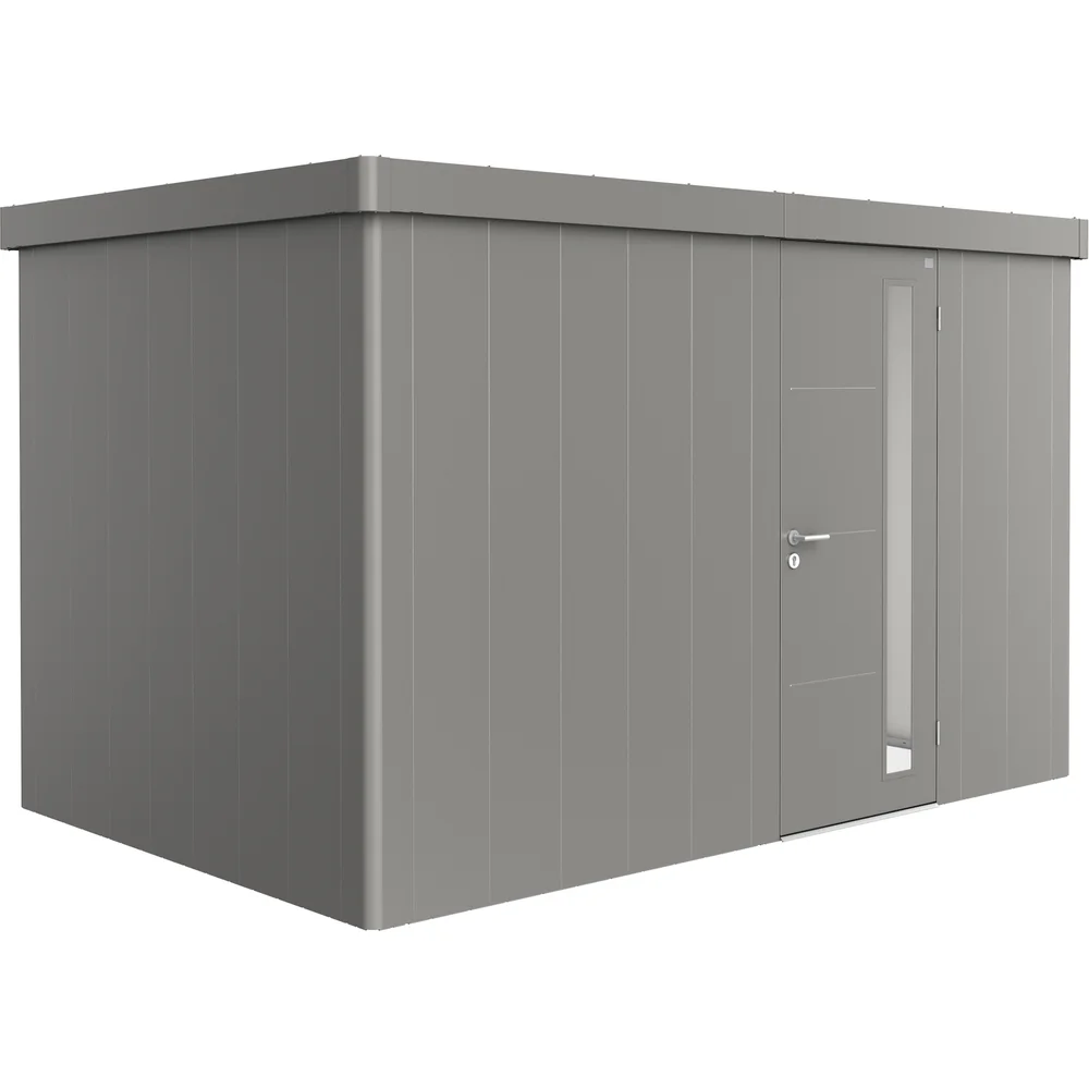 BIOHORT REDSKAPSBOD NEO 2D STD. DØR KVARTSGRÅ METALLIC v:8760272