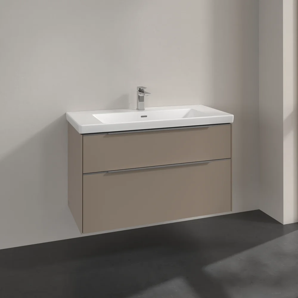 V&B SUBWAY 3.0 SERVANTSKAP 97X57 TAUPE HÅNDTAK I KROM v:8356781