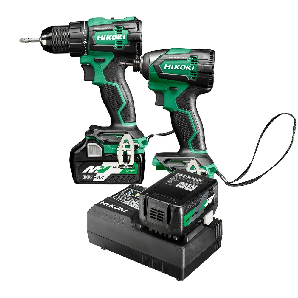 HiKOKI Kombikit 18V, KC18DE (DS/WH) 5 Ah Multi Volt v:9372984 HiKOKI Kombikit 18V, KC18DE (DS/WH) 5 Ah Multi Volt v:9372984