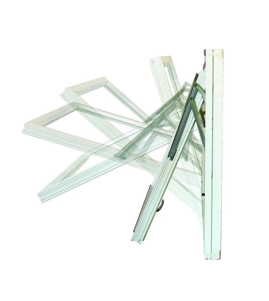 Vindu 3 lags glass rett profil 80×80 cm | 115 mm karm og toppsving v:6471900