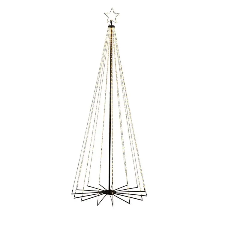 Konstsmide Juletre LED, 2,4 m, Metall v:1023898