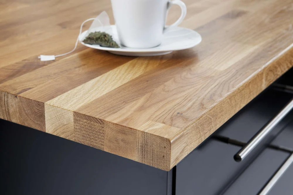 Fritzøe Level 40x6374x3020 mm heltre eik B/C benkeplate v:3938180 Fritzøe Level 40x6374x3020 mm heltre eik B/C benkeplate v:3938180
