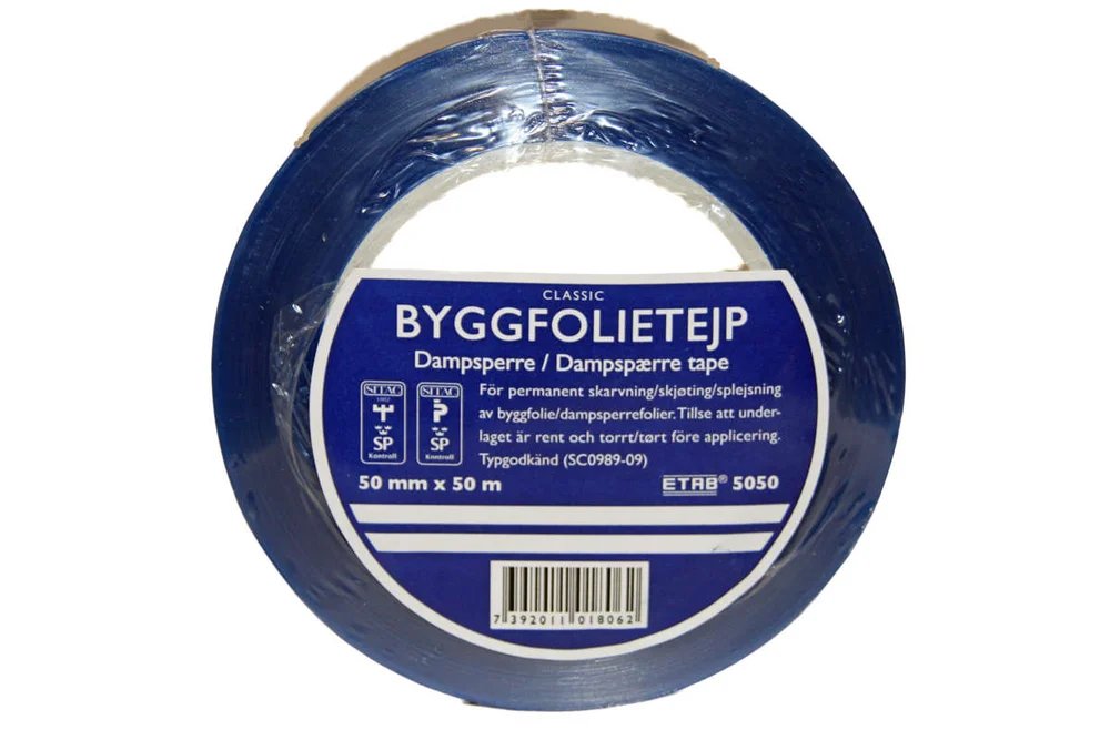 Byggfolietape (50 m) v:5937170 Byggfolietape (50 m) v:5937170