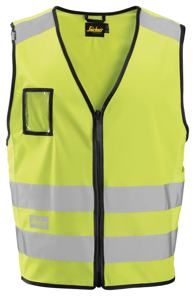Snickers refleksvest 9153 gul str S/M klasse 2 high-vis v:7733754 Snickers refleksvest 9153 gul str S/M klasse 2 high-vis v:7733754